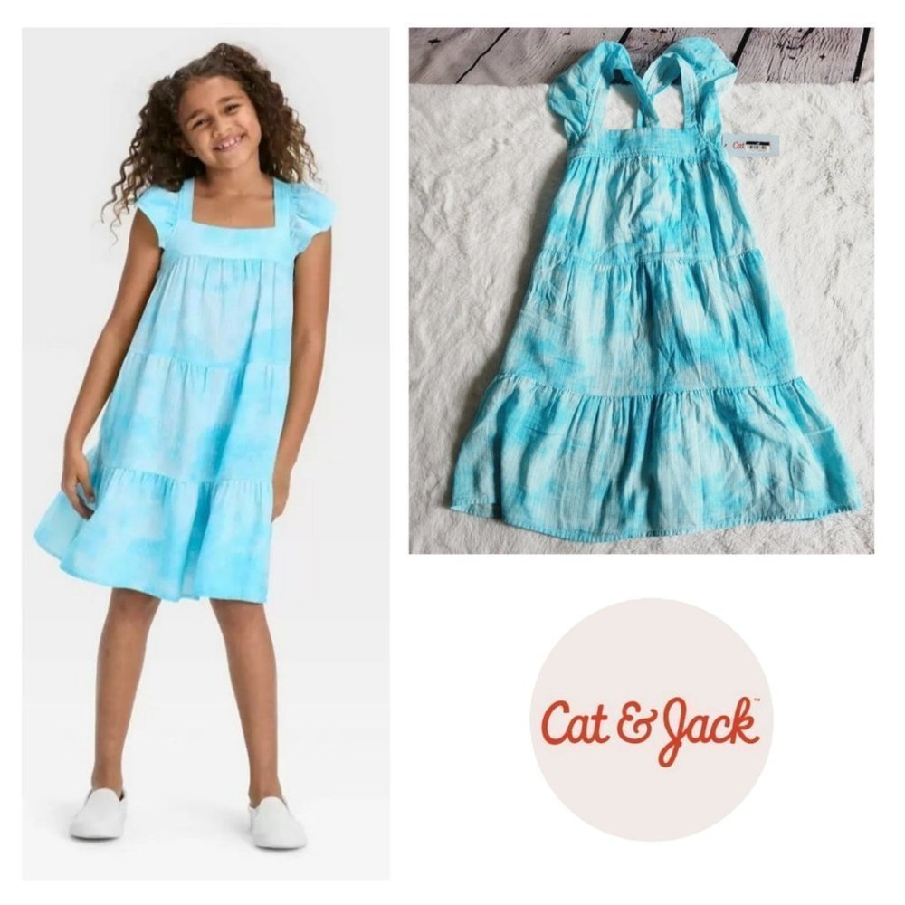 Cat & Jack, Girls' Short Woven Dress, 3KIDC-M